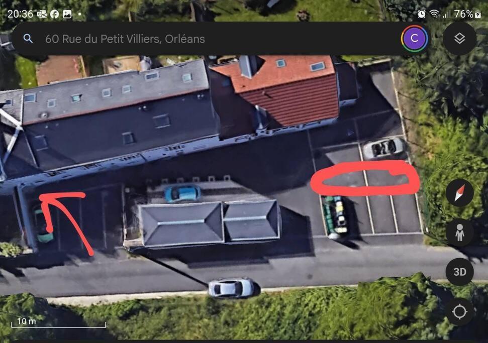 Orléans Appartement avec Parking Exterior foto